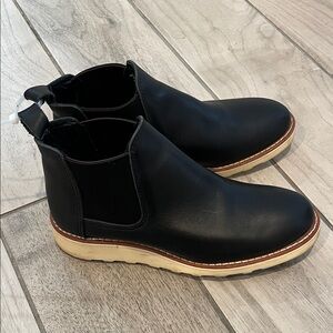 Red Wing Chelsea Women Black Leather Boots